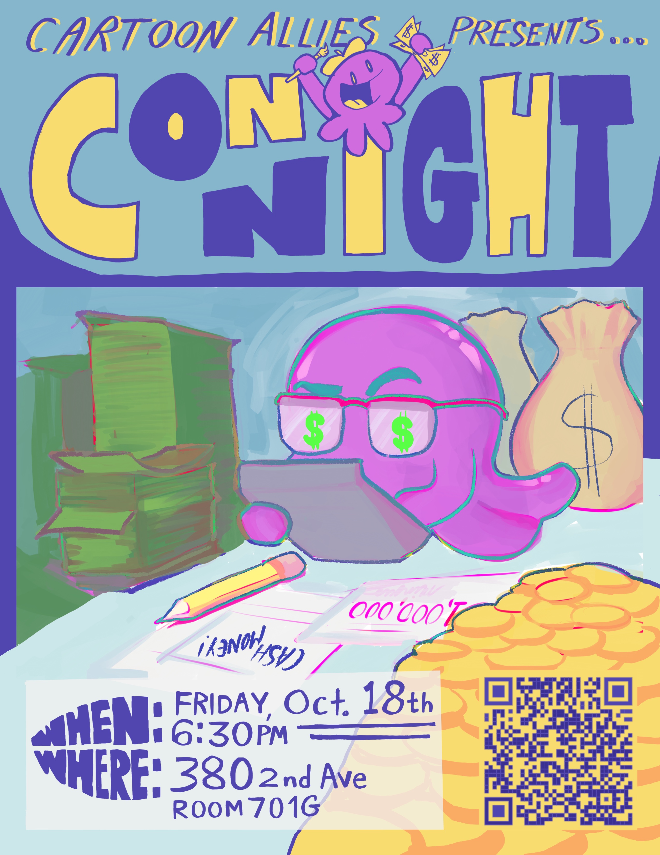 Poster for Con Night