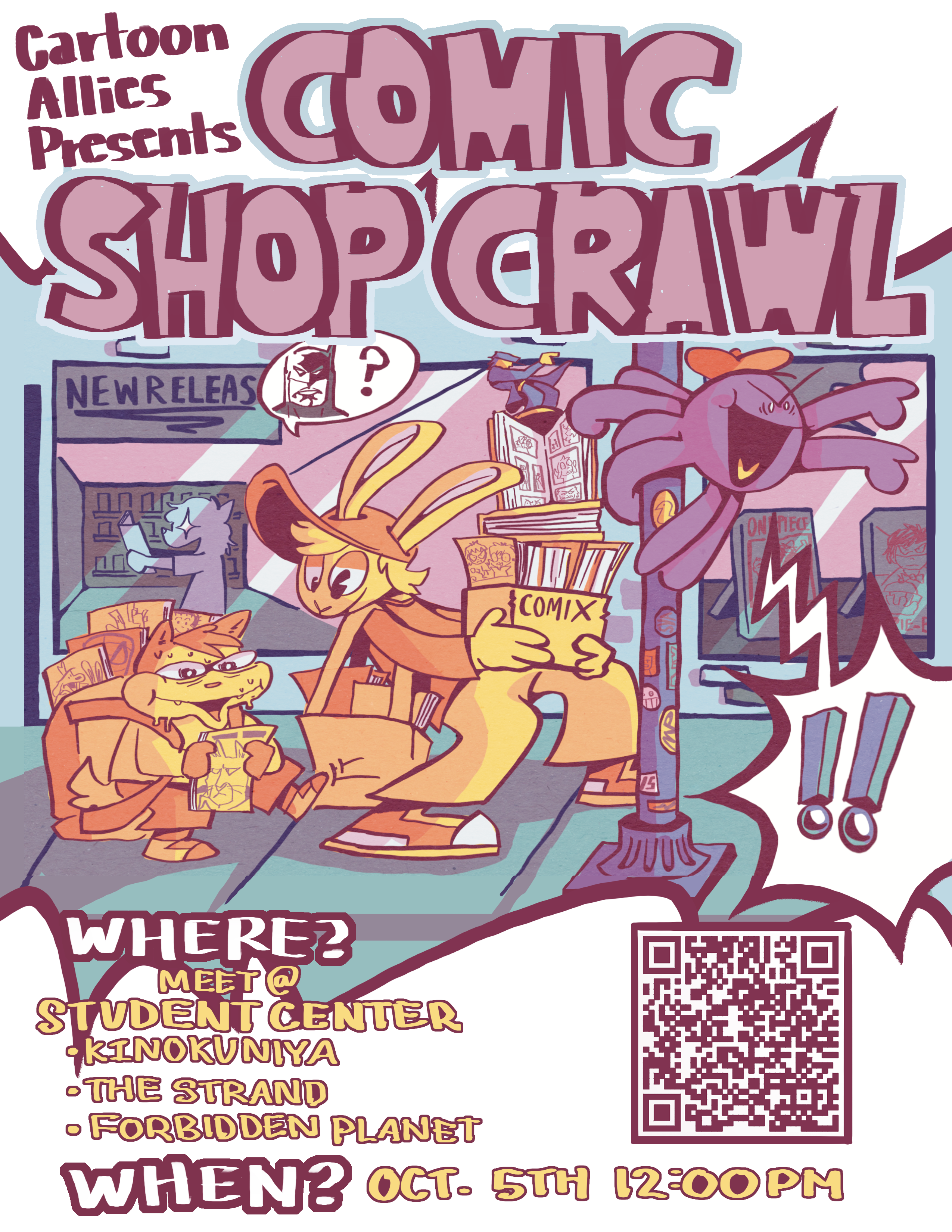 Poster for Comic Shop Crawl