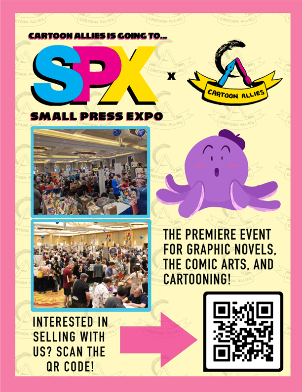 Poster for Cartoon Allies at SPX