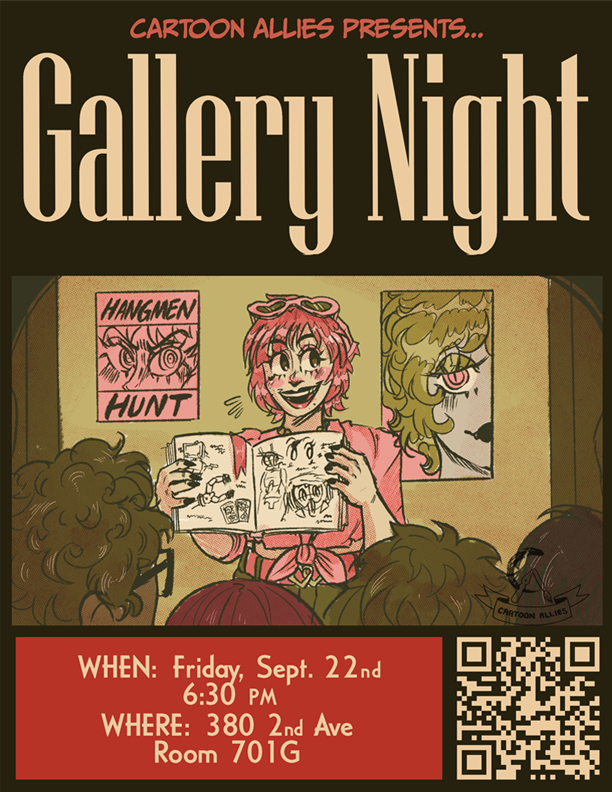 Poster for the Gallery Night Meeting