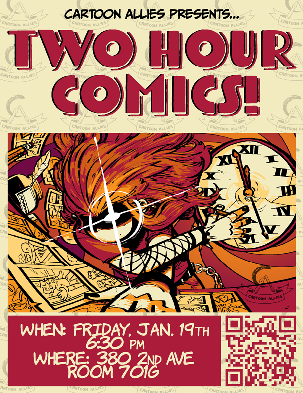 Poster for 2 Hour Comics